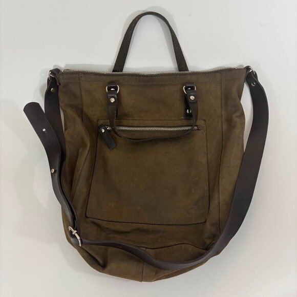 M0851 Handbags - M0851 Leather Crossbody Bag – Distressed Brown